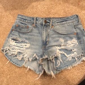 American Eagle blue jean shorts